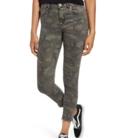 STS Blue Ellie Camouflage High Waist Crop Jeggings, 31 - Picture 2 of 8